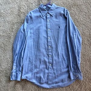 Ralph Lauren Classic Fit Light Blue Button-Down Shirt Men’s Large